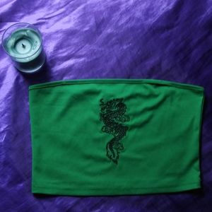 Stretchy Dragon Tube Top (S)